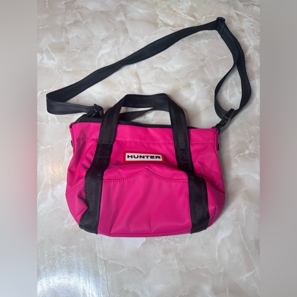 Hunter Pink Mini Tote Crossbody – OS